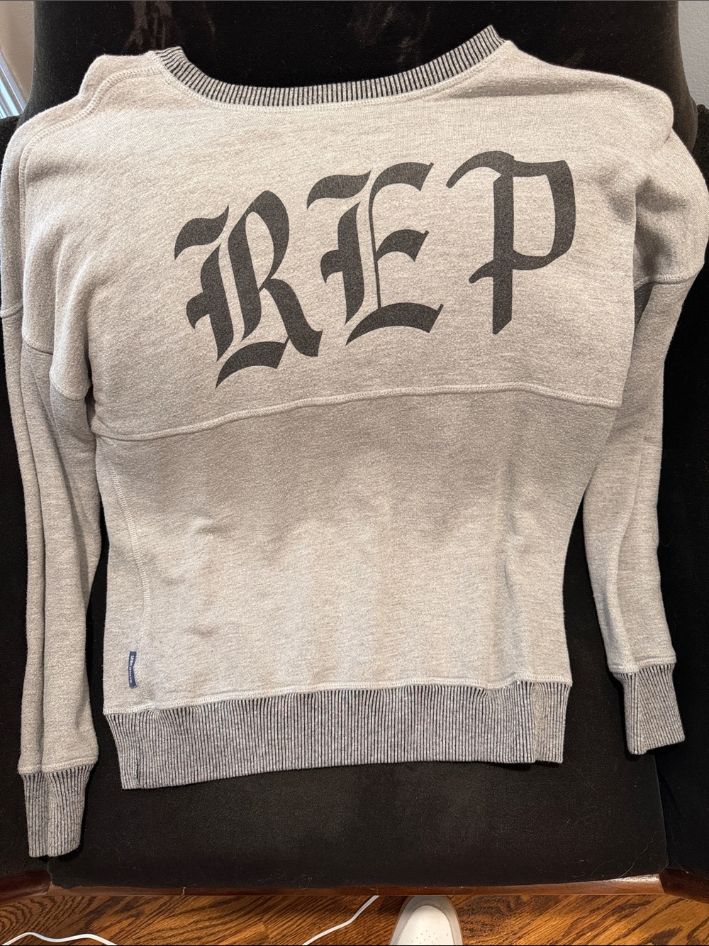 Taylor Swift Gray 'REP' Crewneck Sweater